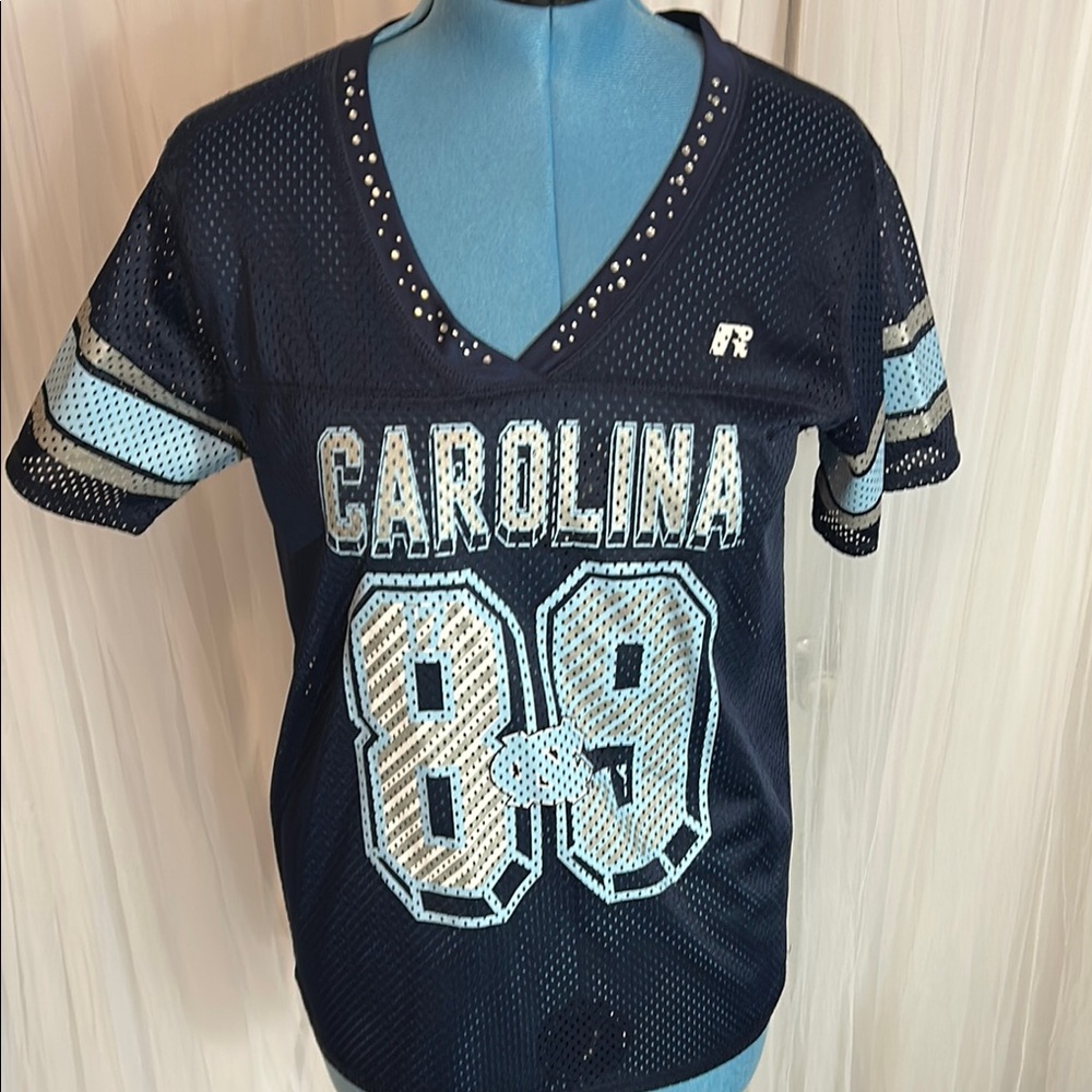 Russell Athletic Navy Mesh Jersey